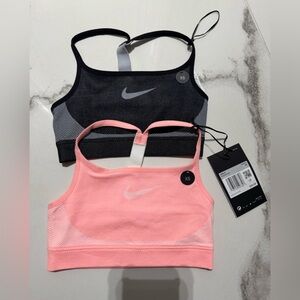 Two Nike Girls Training bra Top